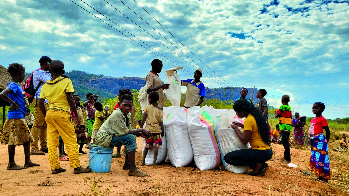 Mundukide ha colaborado con familias campesinas en el norte de Mozambique.